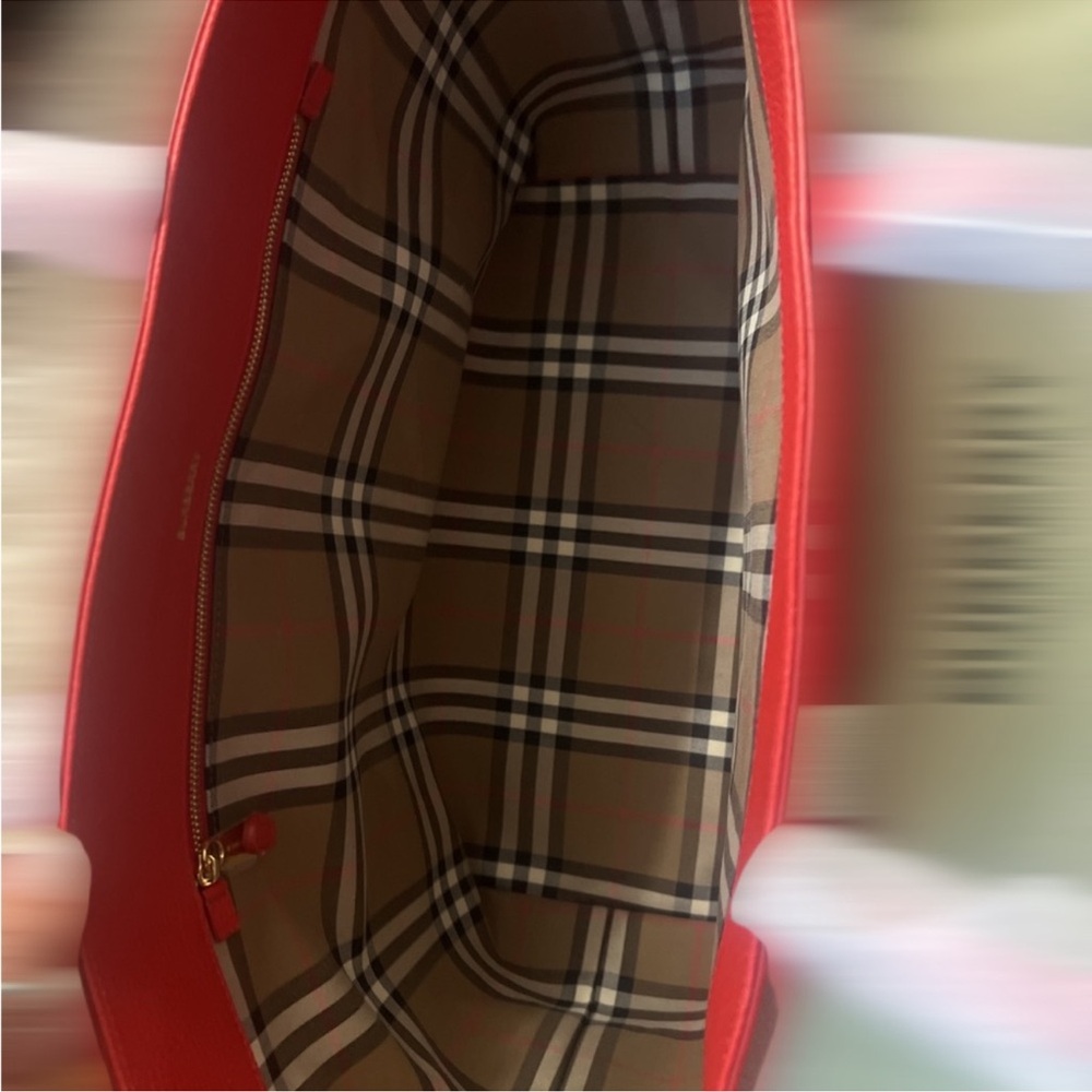 Burberry Red Women's Tote Bag - Picture 5 of 10